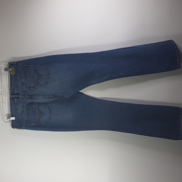 Levi's 515 Bootcut Blue Jeans Size 8 Medium Factory Faded - Picture 8 of 16